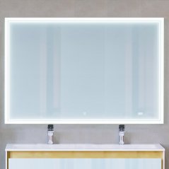 Зеркало Jorno Glass 120 с подсветкой