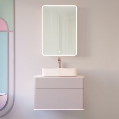 Мебель для ванной Jorno Pastel 80 французский серый