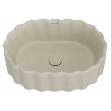 Раковина Kerama Marazzi Artbasin Conchiglia 50 песочная матовая