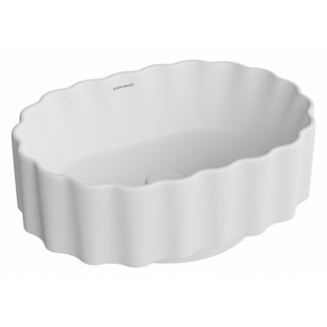 Раковина Kerama Marazzi Artbasin Conchiglia 50 белая матовая