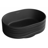 Раковина Kerama Marazzi Artbasin Sabbia 50 черная матовая