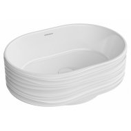 Раковина Kerama Marazzi Artbasin Sabbia 50 белая глянцевая