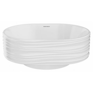 Раковина Kerama Marazzi Artbasin Sabbia 50 белая глянцевая