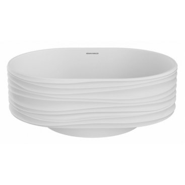 Раковина Kerama Marazzi Artbasin Sabbia 50 белая матовая