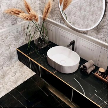 Раковина Kerama Marazzi Artbasin Vento 50 белая матовая