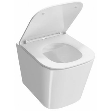 Унитаз подвесной Kerama Marazzi Cubo CU.wc.02 с крышкой микрофлифт