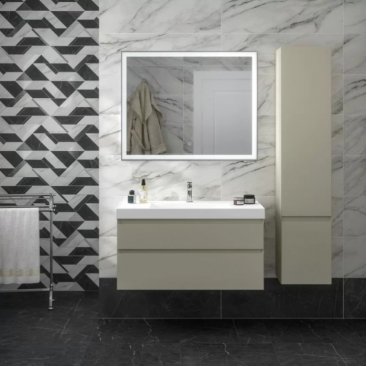 Шкаф-пенал Kerama Marazzi Cubo 165R лимо матовый