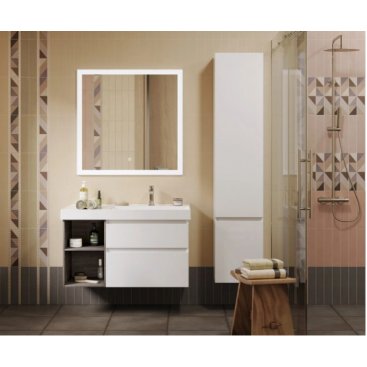 Шкаф-пенал Kerama Marazzi Cubo 165R белый матовый