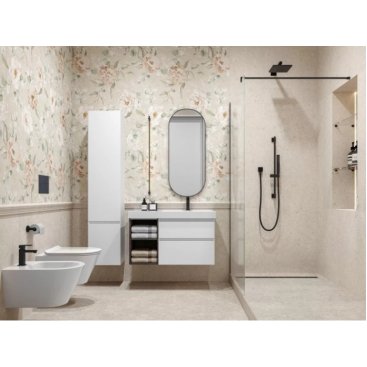 Мебель для ванной Kerama Marazzi Cubo 90R белая матовая