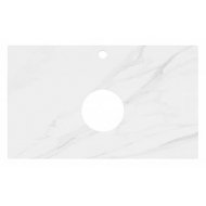 Столешница Kerama Marazzi Монте Тиберио PL1.SG507120R\80 белая