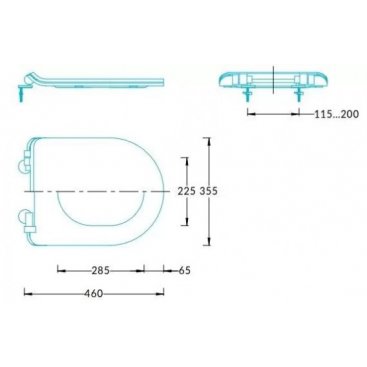 Крышка-сиденье Kerama Marazzi Plaza Modern KMDP.seat.00\WHT