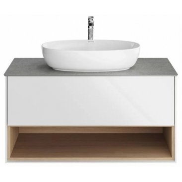 Мебель для ванной Kerama Marazzi Plaza Modern PLB.M.100.1.V белая/дуб виченца
