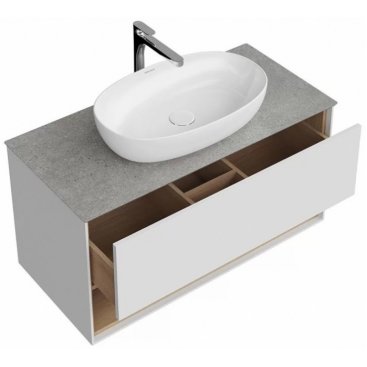 Мебель для ванной Kerama Marazzi Plaza Modern PLB.M.100.1.V белая/дуб виченца