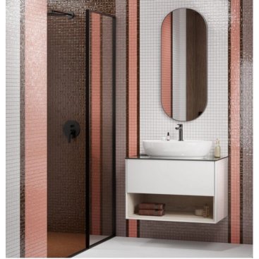 Мебель для ванной Kerama Marazzi Plaza Modern PLB.M.80.1.V белая/дуб виченца