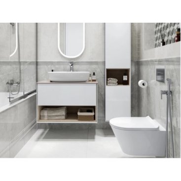 Мебель для ванной Kerama Marazzi Plaza Modern PLB.M.80.1.V белая/дуб виченца