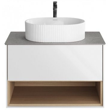 Мебель для ванной Kerama Marazzi Plaza Modern PLB.M.80.1.V белая/дуб виченца