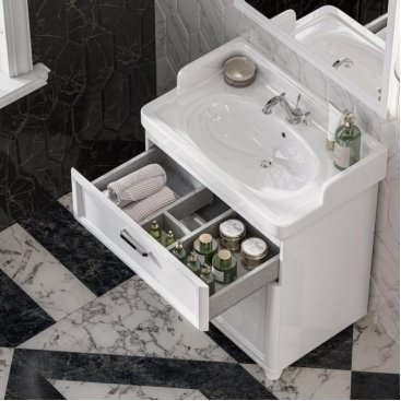 Мебель для ванной Kerama Marazzi Pompei N 80.1 белая