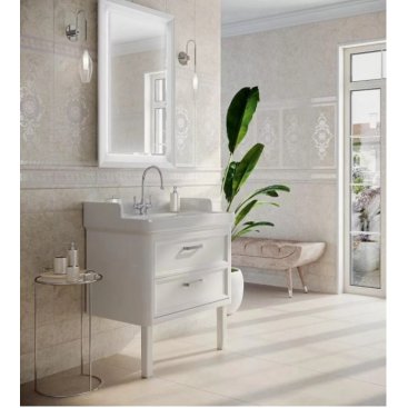 Зеркало Kerama Marazzi Pompei 60 белое
