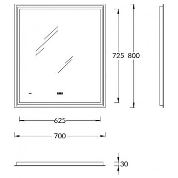 Зеркало Kerama Marazzi Tecno 70