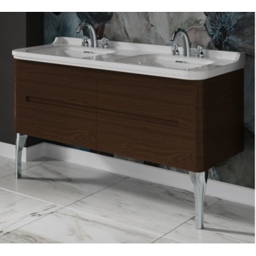 Мебель для ванной Kerasan Waldorf 150 орех ножки хром