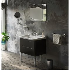 Мебель для ванной Kerasan Waldorf 80 см черная нож...
