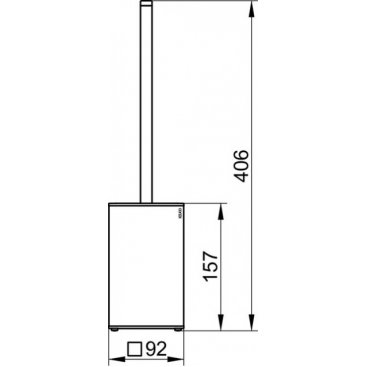 Ершик Keuco Edition 90 Square