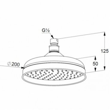 Верхний душ Kludi Adlon 2751005