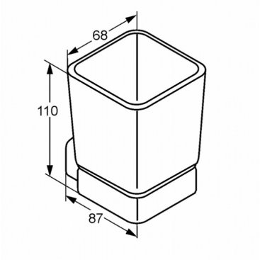 Стакан Kludi E2