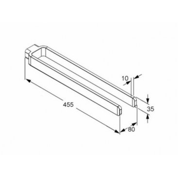 Полотенцедержатель Kludi E2 4997705 45 см