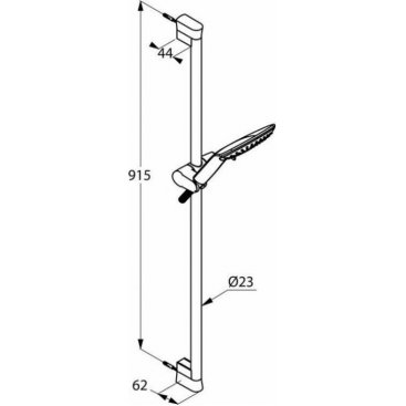 Душевой гарнитур Kludi Fizz 6774091-00