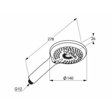 Душевая стойка Kludi Freshline 6709005-00