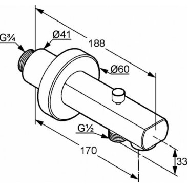 Излив Kludi Zenta 1350105