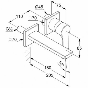 Смеситель для раковины Kludi Zenta SL 482440565