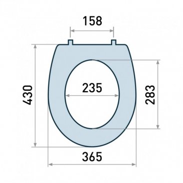 Крышка-сиденье Koller Pool Simple С1 KPSIC1