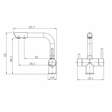 Смеситель для кухни Koller Pool Design Plus DS09000F