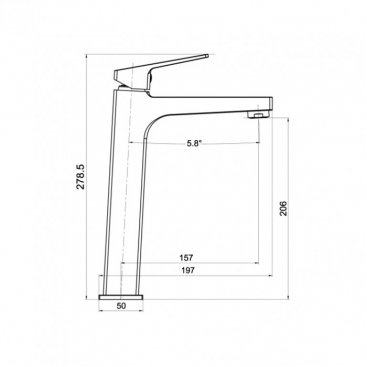 Смеситель для раковины Koller Pool Neon Cube NC0200XL