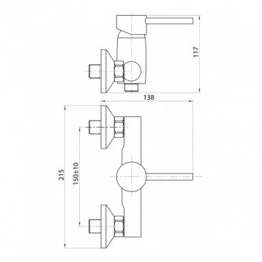 Смеситель для душа Koller Pool Orion OR 0400