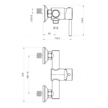 Смеситель для душа Koller Pool Orion OR 0450