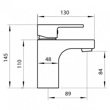 Смеситель для раковины Koller Pool Round Arc RA 0200