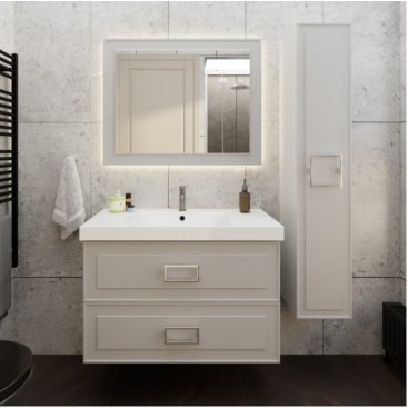 Мебель для ванной La Fenice Cubo Twin 100 бежевая