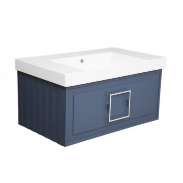 Мебель для ванной La Fenice Cubo 80 синяя