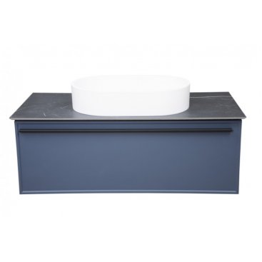 Мебель для ванной со столешницей La Fenice Elba 100 синяя