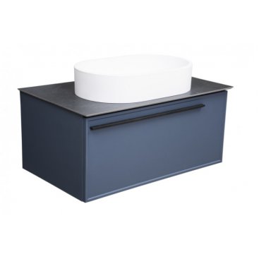 Мебель для ванной со столешницей La Fenice Elba 80 синяя