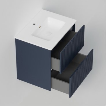 Мебель для ванной La Fenice Terra Twin 60 синяя