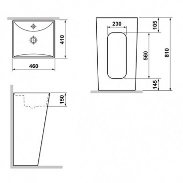 Раковина Laguraty 216B