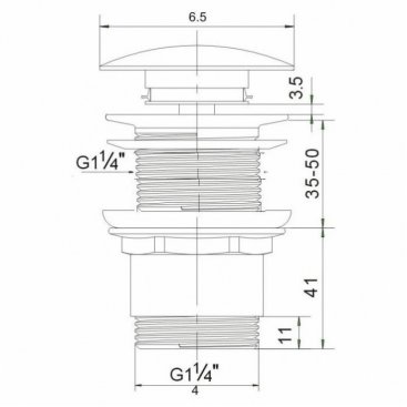 Донный клапан Laguraty T962