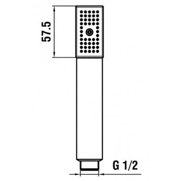 Ручной душ Laufen Style Uno 3.6198.0.004.004.1