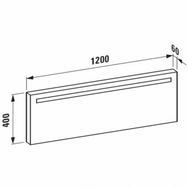 Зеркало Laufen Alessi One 448431