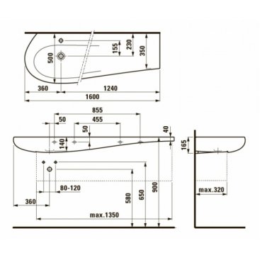 Раковина Laufen Alessi One 814971 белая LCC