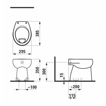 Унитаз Laufen Flora Kids 822037